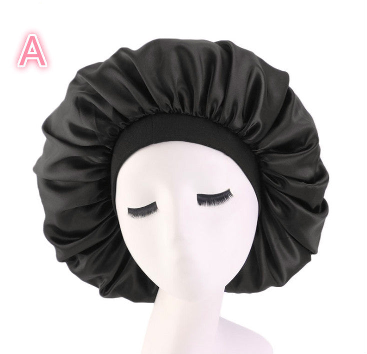 Beauty print Satin silk Bonnet sleep night cap Beauty print Satin silk Bonnet sleep night cap